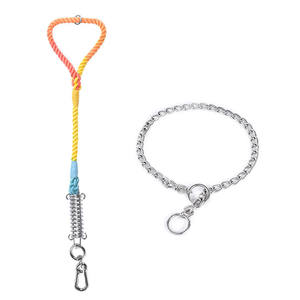 Ensemble <span class=keywords><strong>de</strong></span> laisse <span class=keywords><strong>pour</strong></span> chien <span class=keywords><strong>en</strong></span> métal et <span class=keywords><strong>acier</strong></span> inoxydable élastique Vente <span class=keywords><strong>en</strong></span> gros stock Fabrication <span class=keywords><strong>de</strong></span> luxe Petit grand <span class=keywords><strong>collier</strong></span> à chaîne <span class=keywords><strong>pour</strong></span> animaux <span class=keywords><strong>de</strong></span> compagnie Accessoires <span class=keywords><strong>de</strong></span> marche - Product Image 3