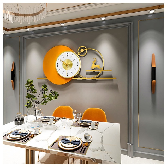 Light Luxury Wall Clock Living Room Decoration Clock Modern Minimalist Fashion Wall Watch Creative Home Wall Clock