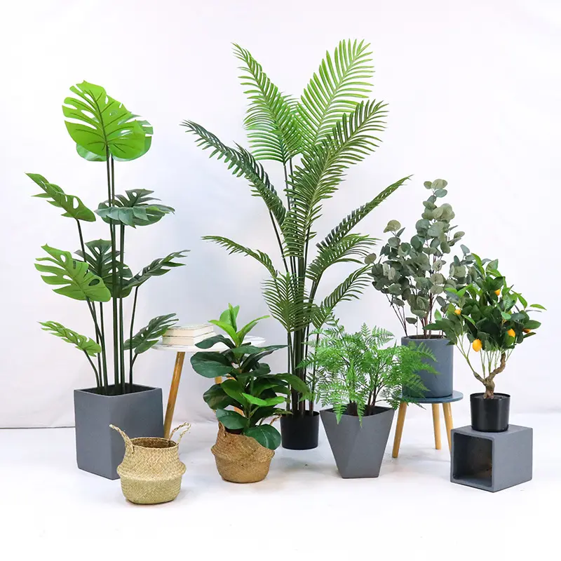 Plastic Kleine Olijf Planten Kunstmatige Boom Outdoor Kunstmatige Plastic Planten Bonsai Boom