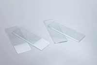 High Quality 7109 Glass Microscope Slides,cut Edges Frosted One End on One Side, Lab Glass Microscope Blades 45 and 90 Corner