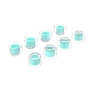 KBEAR KT02 Écouteurs de remplacement en <span class=keywords><strong>silicone</strong></span> liquide IEM HiFi Sound Embouts d'oreille 4 paires XS S M L pour KZ ZST ZS10 <span class=keywords><strong>PRO</strong></span> ZS10 <span class=keywords><strong>PRO</strong></span> X AS10 - Product Image 1