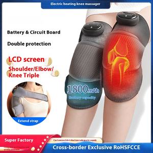 Pemijat lutut pemanas elektrik, instrumen pemanasan sendiri dengan terapi dingin hangat kompres panas artefak pereda nyeri untuk kaki Lama - Product Image 5