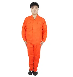 Flame retardant cotton welding workwear uniform worker in metallurgy glass ceramics