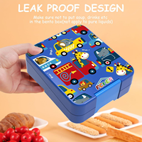 Oumego BPA-freier Baby-Lebensmittelbehälter Auslaufsicher Mikrowellengeeignet Lebensmittel-Aufbewahrungsset Mini-Bento-Lunchbox für Kinder