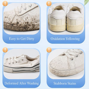 Mousse Nettoyante pour Baskets Blanches – Nettoyage en Profondeur, Anti-Jaunissement, Soin Éclaircissant pour Chaussures Blanches – Fournisseur d'Usine - Product Image 4