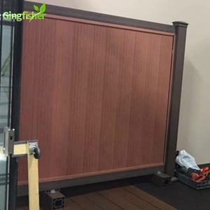 UV kháng 6-foot cao chống chống Gỗ nhựa composite dọc hàng rào WPC khung 3D mô hình cho hàng rào gạch tùy chỉnh - Product Image 5