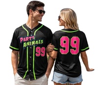 Jersey Baseball Lengan Pendek Custom Print Nama & Nomor Tim yang Dipersonalisasi 100% Poliester Layanan OEM/ODM Seragam Baseball