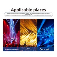 Projecteurs Wash à 37 têtes, à point unique, dimmables et à changement de couleur ; Barres PAR LED à tête mobile 3-en-1 pleine couleur ; AC110-220V, indice de protection IP