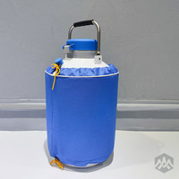 Réservoir d'azote liquide LN2 Cryo 10L, diamètre 80mm, en alliage d'aluminium, type Dewar basse température 100L, blanc, facile à utiliser, récipient sous pression