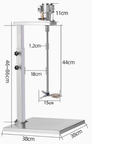 خلاط هوائي عالي الجودة للطلاء بالهواء المضغوط مع حامل تحريك 20 لتر و 50 لتر - Product Image 2