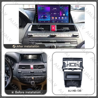 Cadre d'autoradio professionnel de 10 pouces pour tableau de bord Android, qualité supérieure, pour Honda Accord 8ème génération 2008-2013, fourni directement par l'usine