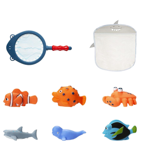 Wholesale MOCO Brand Thermochromic Animal Cognitive Floating Bath Pond <strong>Rubber</strong> Fishing <strong>Toy</strong> Children's Play Water Spray <strong>Shark</strong> for - Product Image 3