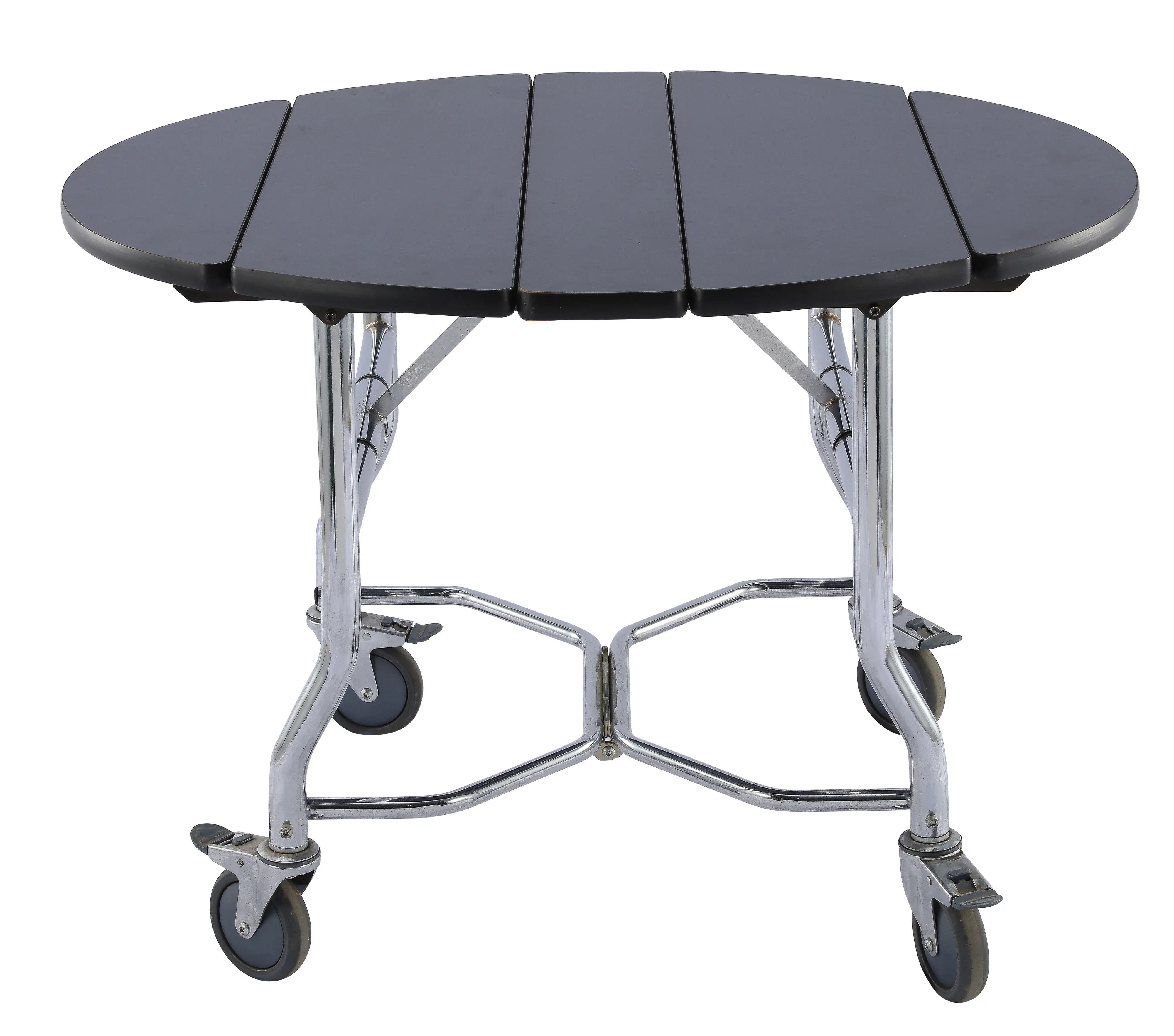Venta directa de fábrica Hierro chapado metal acero inoxidable mesa de comedor patas soportes plegables patas de mesa elevadora