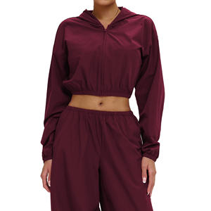 เสื้อแจ็คเก็ตมีฮู้ดกันลมสำหรับผู้หญิง Zechuang แขนยาว ขอบเอวยางยืด ป้องกันแสงแดด UPF50 เสื้อกีฬาสำหรับเดินป่า ปั่นจักรยาน - Product Image 5