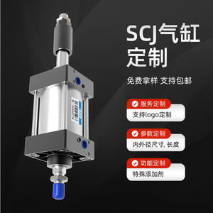 Cilindros Neumáticos Compactos de Alto Empuje con Diseño Personalizado, Modelos 32/40/50S, Carrera Ajustable, Núcleos Magnéticos, Gama Completa - Product Image 2