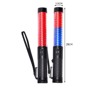 Bastón <span class=keywords><strong>de</strong></span> Seguridad Vial LED <span class=keywords><strong>de</strong></span> 29 cm con Energía <span class=keywords><strong>Solar</strong></span>, Silbato Electrónico, <span class=keywords><strong>Luz</strong></span> Intermitente Prismática <span class=keywords><strong>de</strong></span> Alta Intensidad, para Construcción <span class=keywords><strong>de</strong></span> Carreteras - Product Image 2