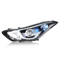 Ensemble de phares avant à LED, plug and play, avec projecteur DRL à balayage pour Hyundai Elantra 2012-2016, accessoires automobiles