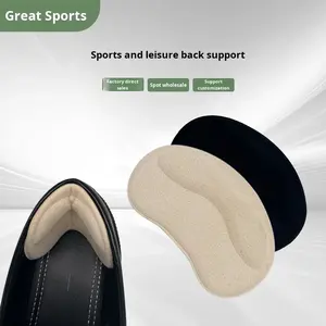 Protector de talón para mocasines y zapatillas, ajuste de media talla, antideslizante y antirozaduras, para tallas grandes y pequeñas - Product Image 2