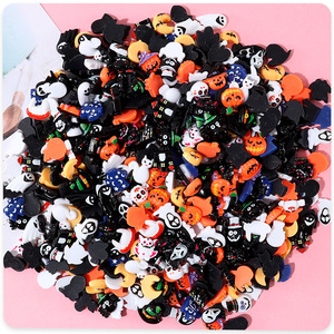 Abalorios de resina de Halloween de formas irregulares mixtas, pintados a mano, decoraciones artísticas DIY para la creación de joyas - Product Image 2