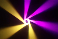 Projecteur de scène étanche LEAHUA à contrôle par pixels IP65 LED 7x60W RGBW avec zoom pour événements musicaux et DJ festifs