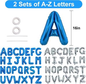 In the Trend 16 Inch Letter Z Alphabet Foil <b>Balloons</b>-Silk Screen Printed Birthday Party & Wedding <b>Decoration</b> Event Supplies - Product Image 2
