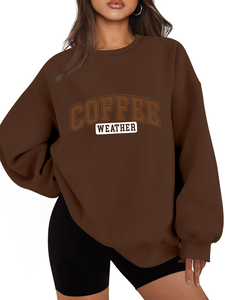 <span class=keywords><strong>Sweat</strong></span>-shirt <span class=keywords><strong>vintage</strong></span> imprimé brodé personnalisé pour femmes, en polycoton doux, col rond, pull ample, épaules tombantes, streetwear - Product Image 4