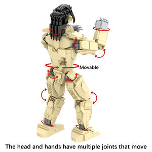 MOC1244 ตัวต่อพลาสติกแบบประกอบเอง ตัวละครอนิเมะญี่ปุ่น Attack on Titan ของเล่นตัวต่อสำหรับเด็ก 728 ชิ้น - Product Image 4