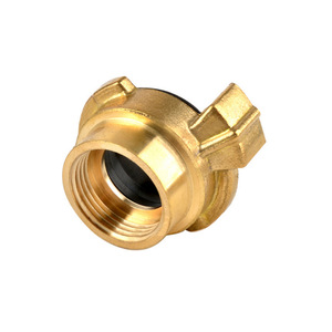 <b>Quick</b> Connect Garden Water <b>Connector</b> Brass Threaded DIN Standard For Bulk Hose Easy Install - Product Image 1