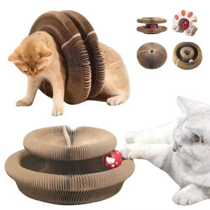Rascador para Gatos en Forma de Órgano, con Campana y Bola, Conveniente, Creativo, Corrugado, Resistente al Desgaste, Plegable, Juguete para Gatos - Product Image 2