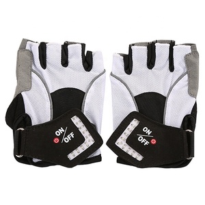 <span class=keywords><strong>Amazon</strong></span> Offre Spéciale Demi Doigt Gants de Cyclisme Led Lumière <span class=keywords><strong>Vélo</strong></span> Gants - Product Image 3