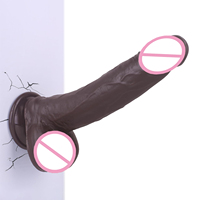 Dildo Anal de Silicona Líquida, Suave y Realista, Tamaño Grande, Impermeable, Juguetes Sexuales para Mujeres, Masturbador