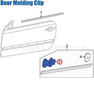 Aopin Plastic Fastener Clip 0069887278 For Mercedes Benz W124 W129 <b>Door</b> <b>Trim</b> Mudguard - Product Image 4
