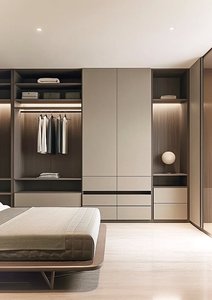 Armadio Rustico Shaker in Legno Massello, Mobile Contenitore Resistente all'Umidità per Camera da Letto in Stile Rustico e Villa Vacanze in Campagna - Product Image 2