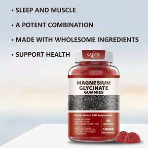המחיר הטוב ביותר מגנזיום גליסיינט גאמיס תוסף תומך בעצמות ושינה עבור מבוגרים נשים בהריון לא ישים - Product Image 2