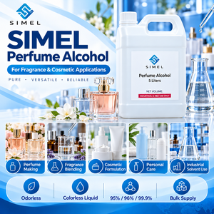 Alcool éthylique SIMEL 96% de qualité cosmétique, inodore, faible teneur en éthanol, solvant pour la fabrication de parfums - Product Image 6