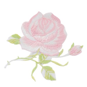 Ferro em Costurar em Roupas Rose Flower <span class=keywords><strong>Patch</strong></span> Bordado Floral Applique Patches Decorativos - Product Image 3