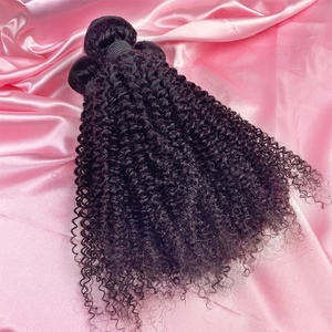 ผมต่อแบบหยิกฟูสไตล์มองโกเลีย ผมแท้แบบ Afro Kinky  แบบมัดเป็นช่อ  4A 4B 4C - Product Image 4