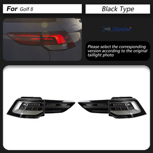 Xunbai ไฟท้าย LED <span class=keywords><strong>ต</strong></span>ิดหลังเลนส์สีแดงสไ<span class=keywords><strong>ต</strong></span>ล์ VENOM สำหรับกอล์ฟ MK8 2021-2023 12V แบบซีเคว<span class=keywords><strong>น</strong></span>เชียลเบรค CANbus - Product Image 6