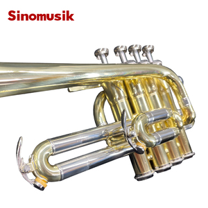 Trung Quốc sinomusik vàng brass piccolos trumpet nhạc cụ với trường hợp miễn phí cho bán - Product Image 4