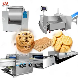 自动婴儿饼干生产线烘焙熊猫饼干用包装机制作饼干