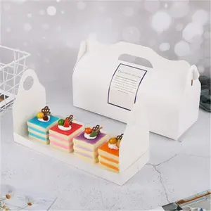 27.5*10.3*7.5cm yardımcı model kek kutusu düğün veya alışveriş için tüm ağ üzerinden satılmaktadır