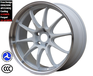 Jantes sport en alliage d'aluminium de 18 pouces, nouveau design, pour voitures de course et de tourisme, à déport profond, vente en gros usine - Product Image 1