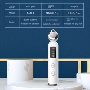 Vacuum Suction Blackhead Remover Pore <b>Cleaner</b> 3 Levels 5 Attachments Electric Facial Acne Comedone <b>Extractor</b> Beauty Device - Product Image 3