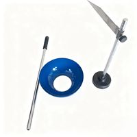 Herramientas de Prueba de Concreto de Alta Calidad Directo de Fábrica, Equipo de Prueba de Asentamiento, Kit de Prueba de Cono de Asentamiento, Garantía de Un Año