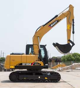 Para Excavadora hidráulica de pista media Sany SY135C de 13,5 toneladas, oruga en Stock con componentes centrales, engranaje de bomba de Motor - Product Image 5