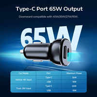 Adaptador Universal para Encendedor de Cigarrillos de 12V 24V, Cargador Rápido para Auto con Puertos USB Dobles, Compatible con Múltiples Protocolos