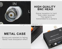Balun vidéo actif coaxial BNC 1 canal 800M HD 5MP TVI CVI AHD pour système de sécurité CCTV, émetteur-récepteur en alliage d'aluminium simple
