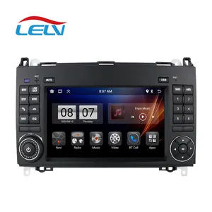 LELV 7inch 8 Core Android 13 Car Dvd Player For Mercedes Benz B200 B Class W169 W245 Viano Vito W639 Sprinter Radio Wifi