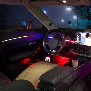 Éclairage d'ambiance intelligent pour l'intérieur de la voiture, compatible avec Vinfast <span class=keywords><strong>Vf7</strong></span> 2022 2024 2025, éclairage néon fluide et symphonique - Product Image 5