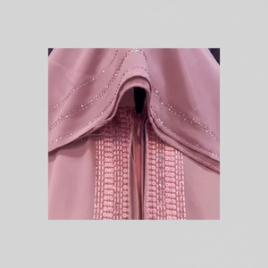 Kimono décontracté pour femmes élégant et modeste brodé à la main Abaya XXL taille bouton vêtements pour adultes fait à la main Style musulman - Product Image 1